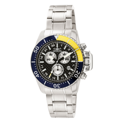 Reloj INVICTA 'Pro Diver' Chronograph Men's Watch Black Carbon Fiber