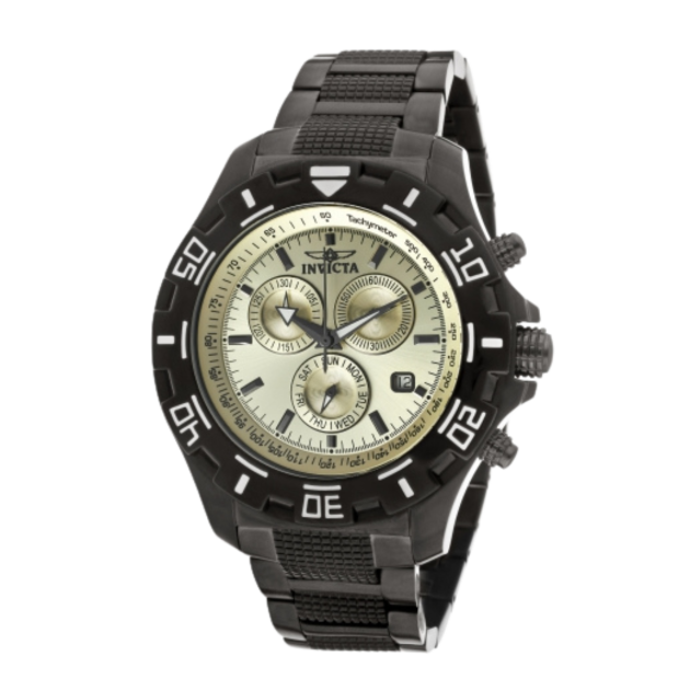 Reloj INVICTA Specialty Chronograph Champaign Dial Gunmetal Ion-Plated Stainless Steel Watch