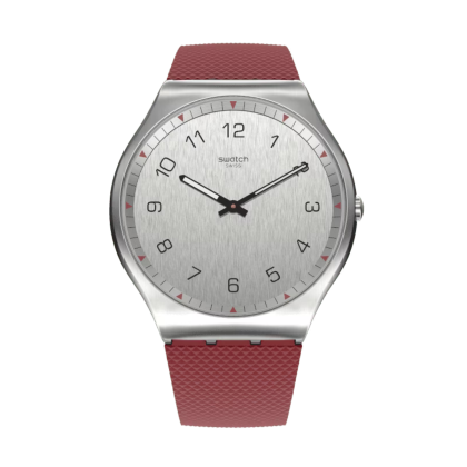 Reloj Swatch New Swiss Skin Irony 42 SKINROUGE Red