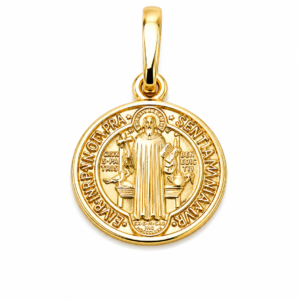Dije San Benito Oro Amarillo 18 Kilates