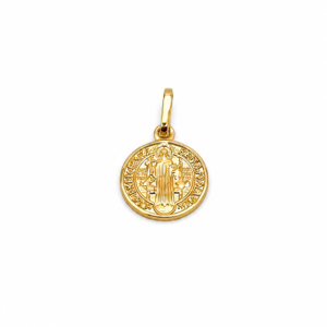 Dije San Benito Oro Amarillo 18 Kilates