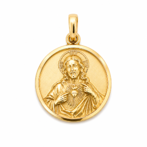 Dije Oro Amarillo 18 Kilates Escapulario