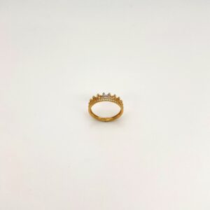 Anillo Dos Oros 18 Kilates Corona 15 años