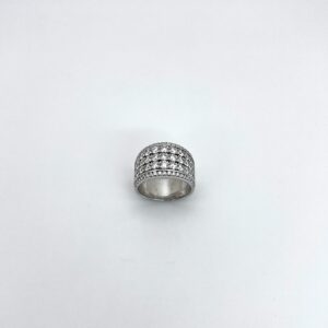 Anillo Oro Blanco 18 kilates 3 ct Diamantes