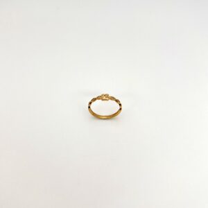 Anillo Oro Amarillo 18 kilates 15 Años Circones