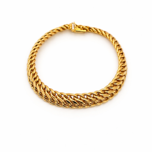 Pulsera Oro Amarillo 18 Kilates Esterilla
