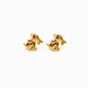 Topos Oro Amarillo 18 Kilates Conejo