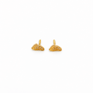 Topos Oro Amarillo 18 Kilates Huella