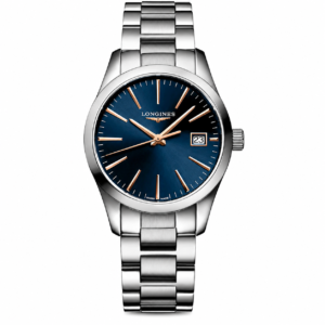 Longines Conquest Classic Acero Tablero Azul