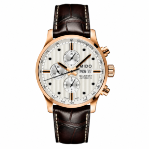 Mido Multifort Silver Dial Cronografo