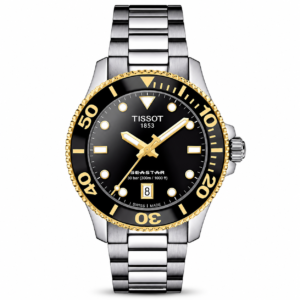 Tissot Seastar Pvd Dorado